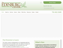 Tablet Screenshot of edinburgcenter.org
